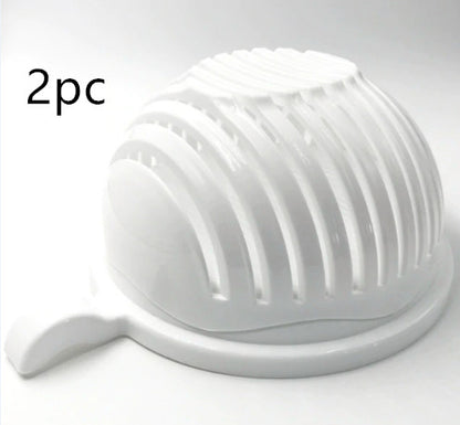 Salad Cutter Bowl with Strainer Lid