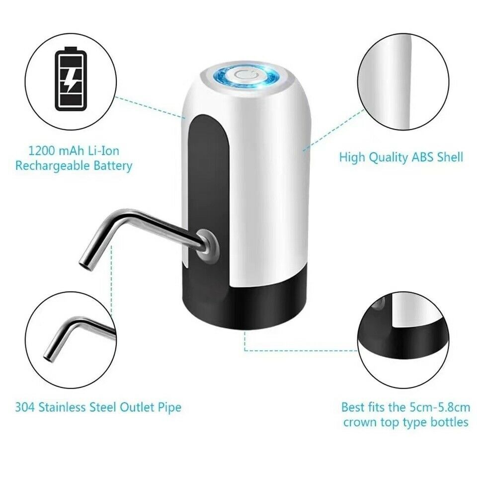 Smart Electric Water Dispenser Pump – USB Rechargeable