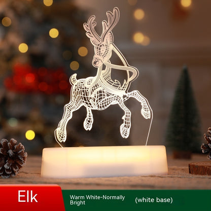 Christmas 3D LED Night Light — Acrylic Glow Lamp