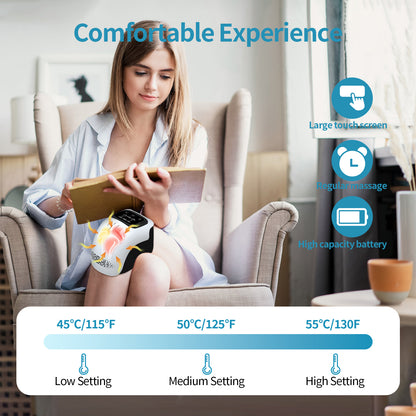 Smart Knee Massager – Heat, Vibration & Infrared Relief