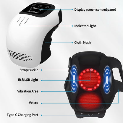 Smart Knee Massager – Heat, Vibration & Infrared Relief