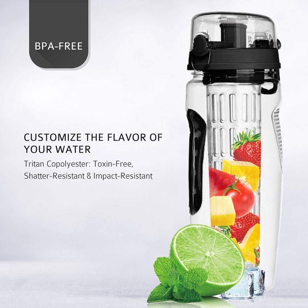 Fruit Infuser Water Bottle – 32oz BPA-Free