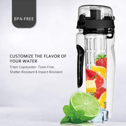 Fruit Infuser Water Bottle – 32oz BPA-Free